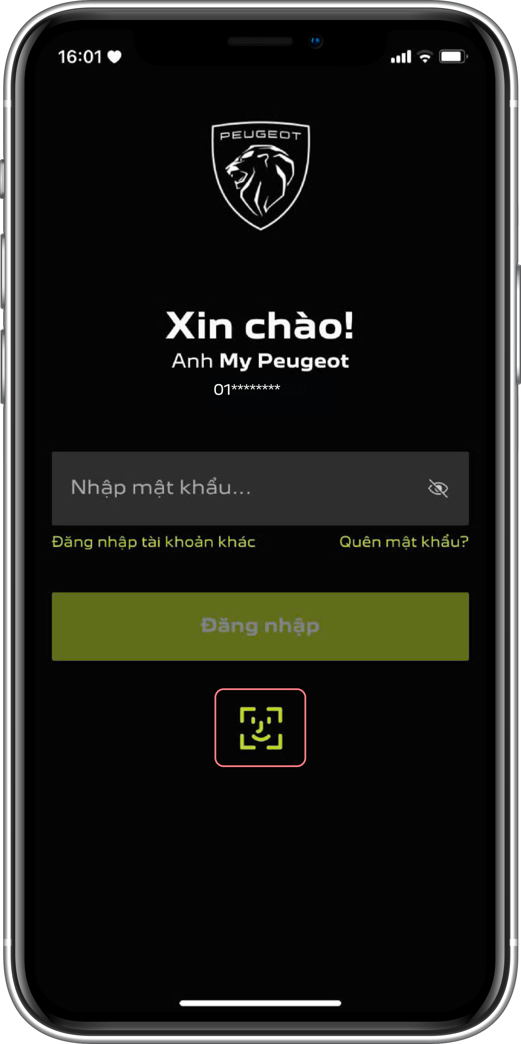 OTP quên mật khẩu