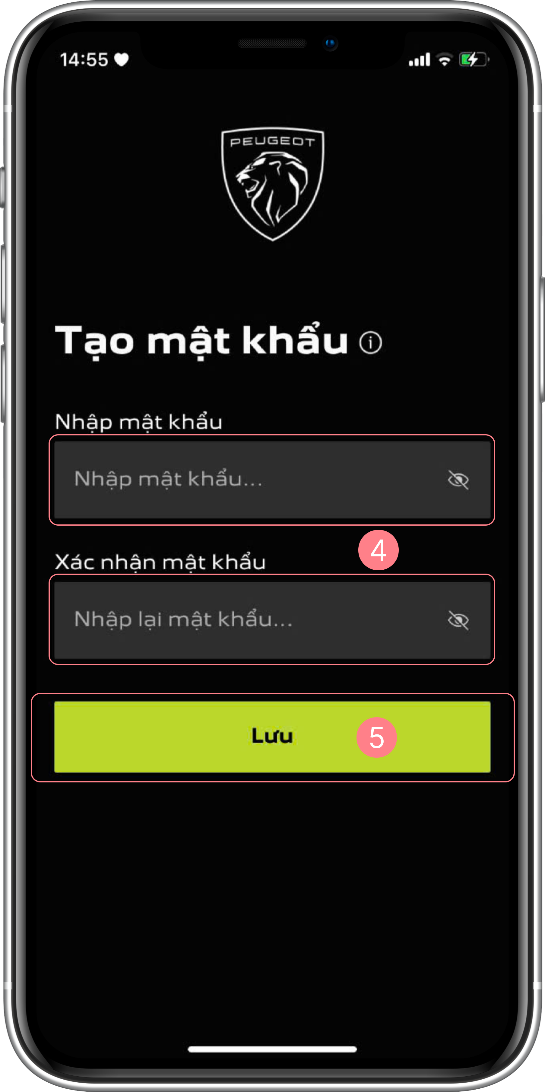 Tạo mật khẩu